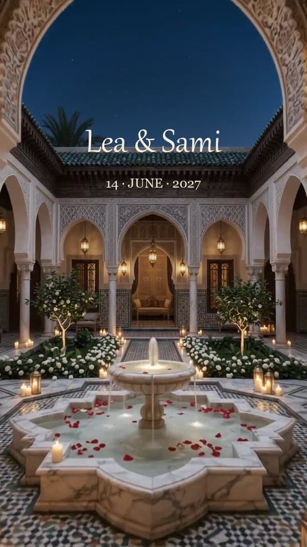 Arabian Nights invitation preview