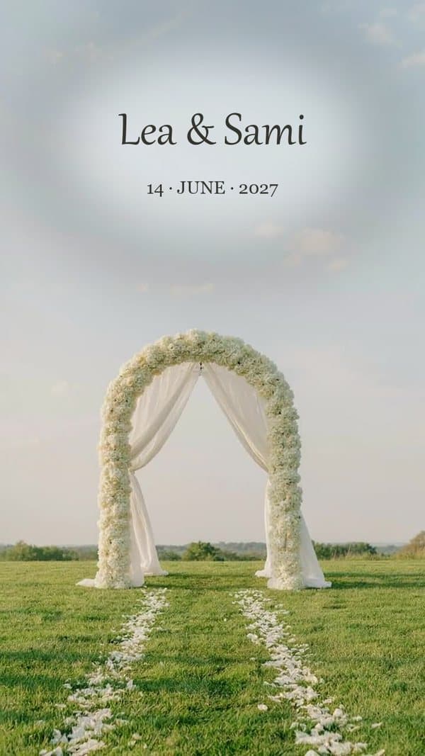 Pearl & Lace invitation preview